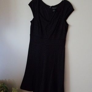 Black and white pin stripe dress White House/Black